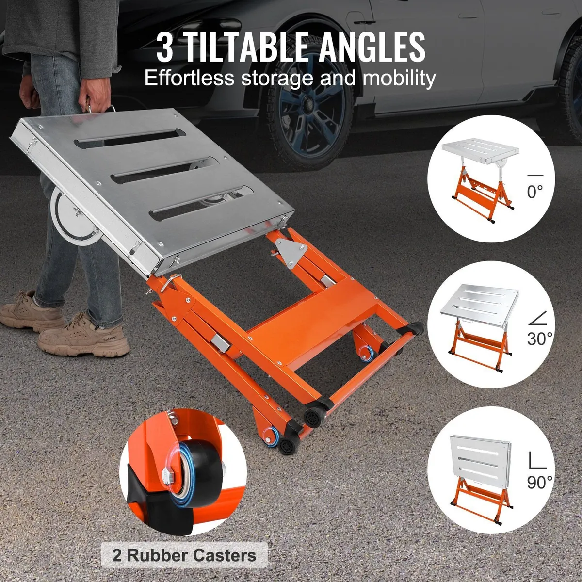 Steel Welding Workbench Table, 181.4kg Load Cap - Image 4