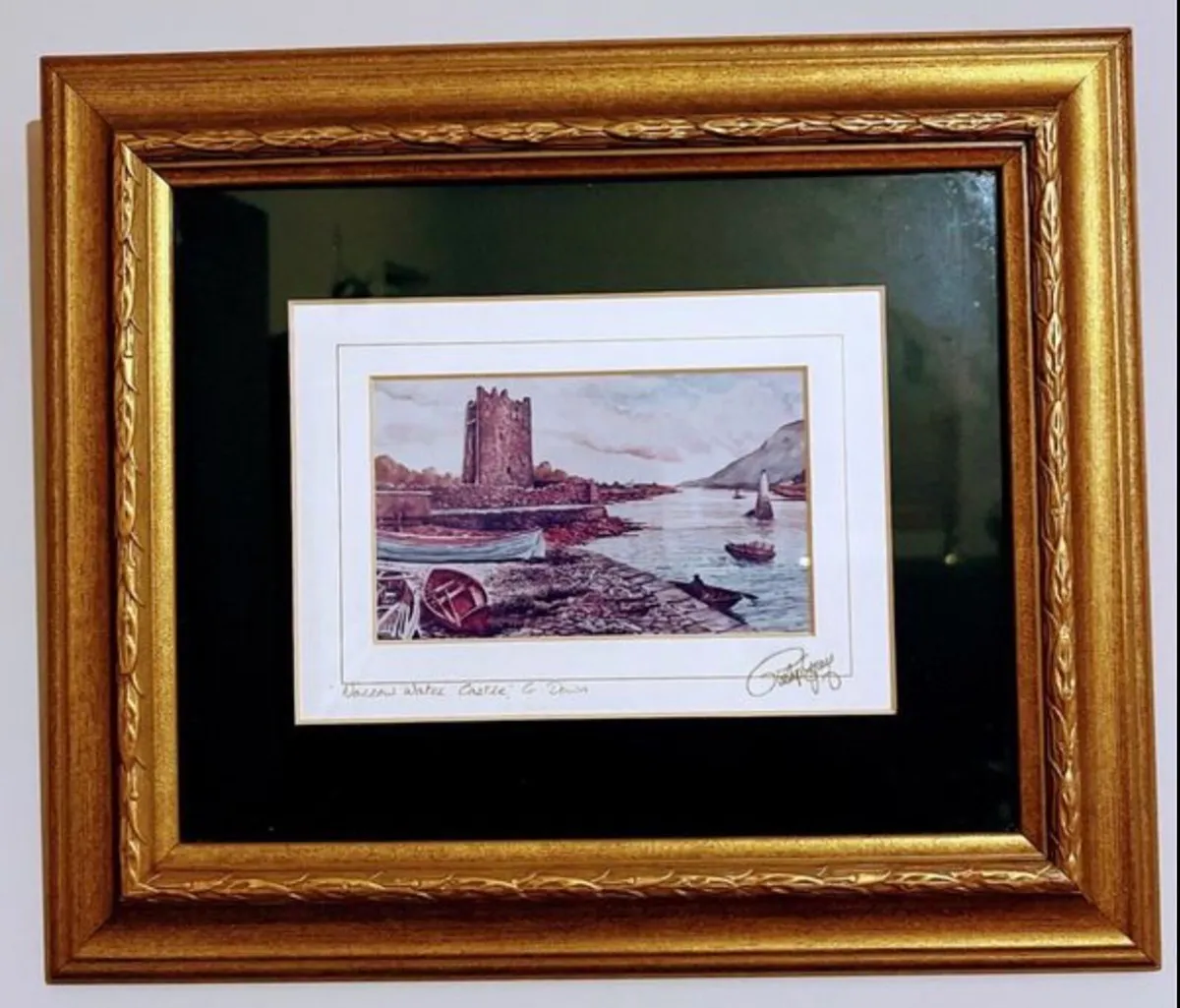 Framed vintage print Narrow Water  Castle - Image 1