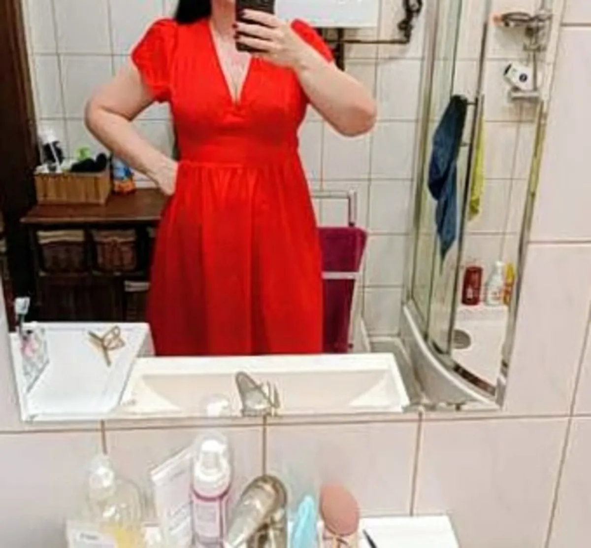 RED DRESS/NEW/FREE POSTAGE - Image 1