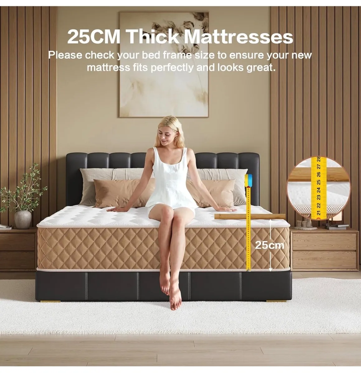 Single Mattress 3FT Memory Foam Mattress, 7-Zone P - Image 3
