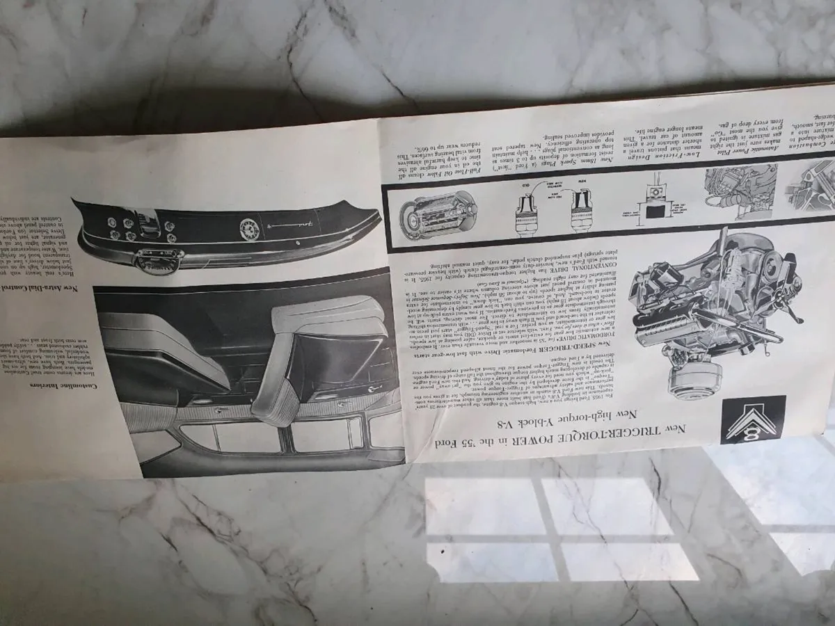 FORD 55  customeline etc brochure - Image 2
