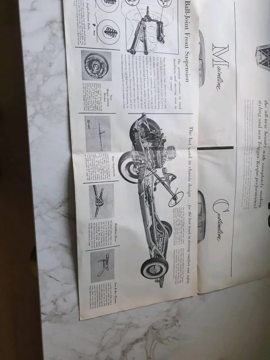 FORD 55  customeline etc brochure - Image 4