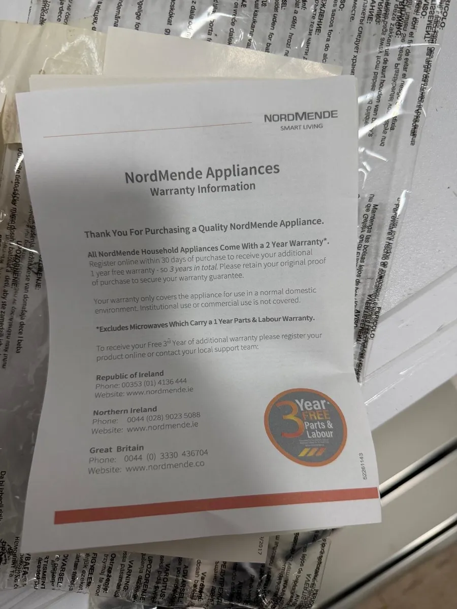 Normende Free Standing Dishwasher - Image 4