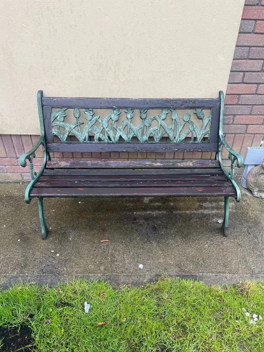 Vintage Garden bench - Image 2