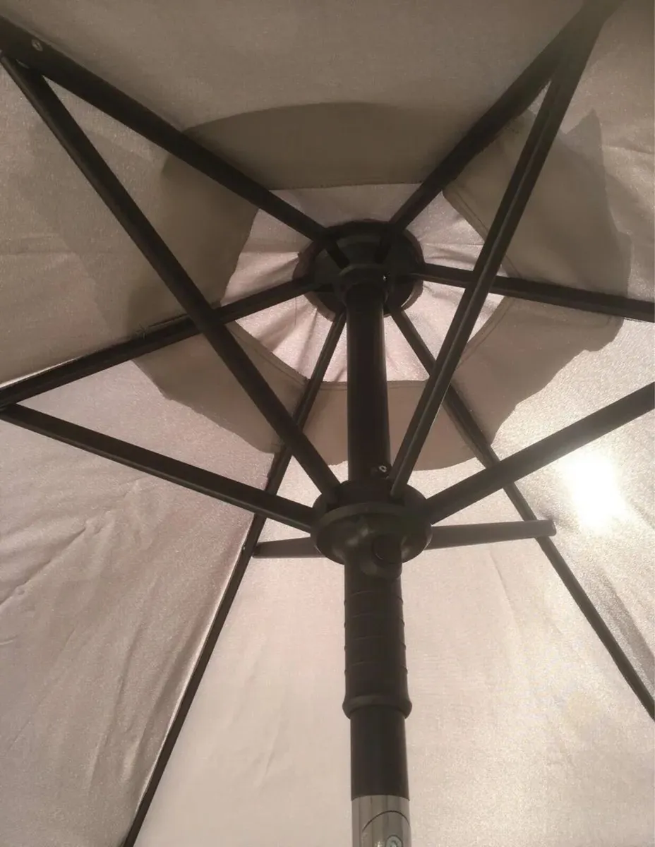 BRAND NEW Parasol 1.8Metre with Tilt Facility Grey - Image 2