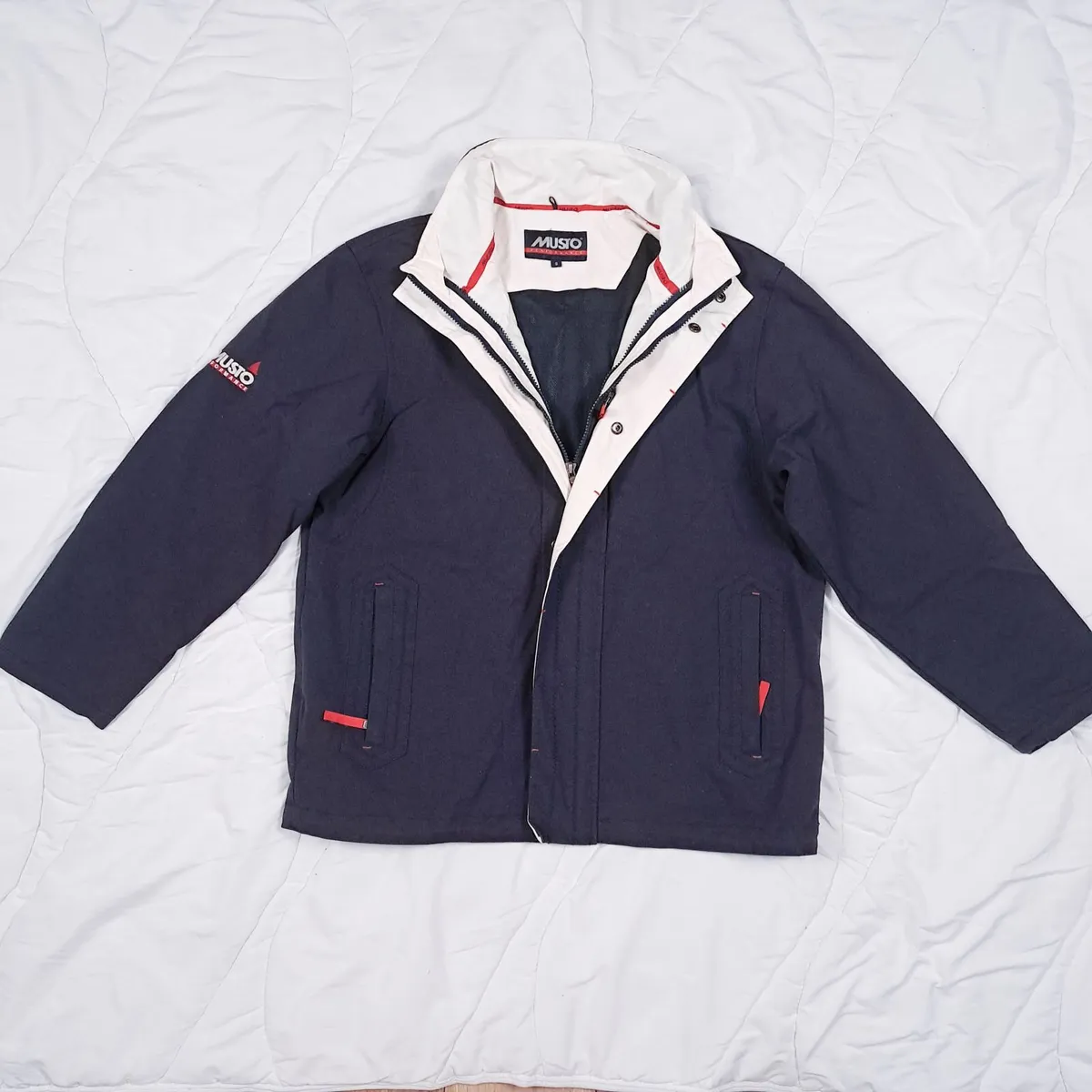 Musto Navy Windbreaker Sailing Jacket S - Image 1
