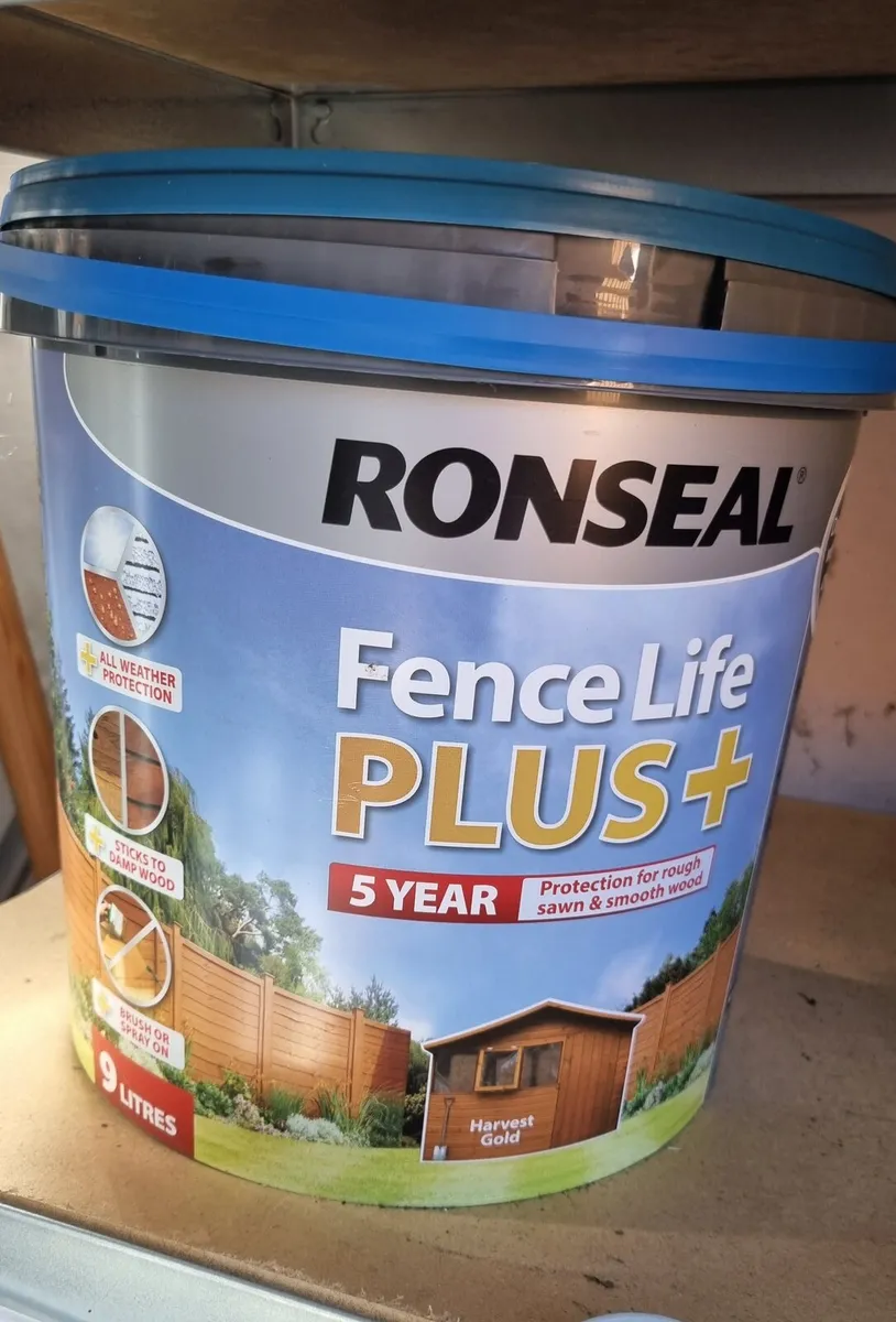 Ronseal fence life+ paint - Image 1