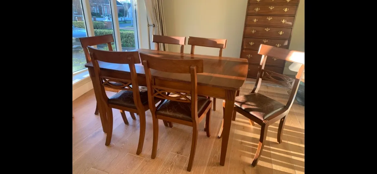 Dining Table and Chairs - Image 1
