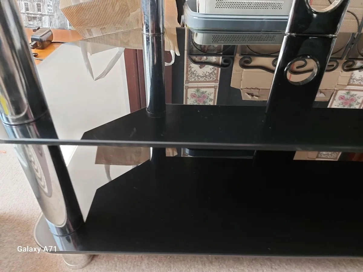 Tempered Glass TV Table - Image 4