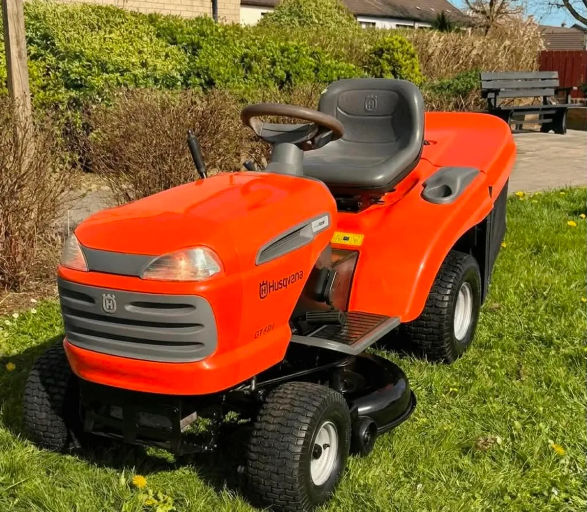 Husqvarna ride on lawnmower - Image 1