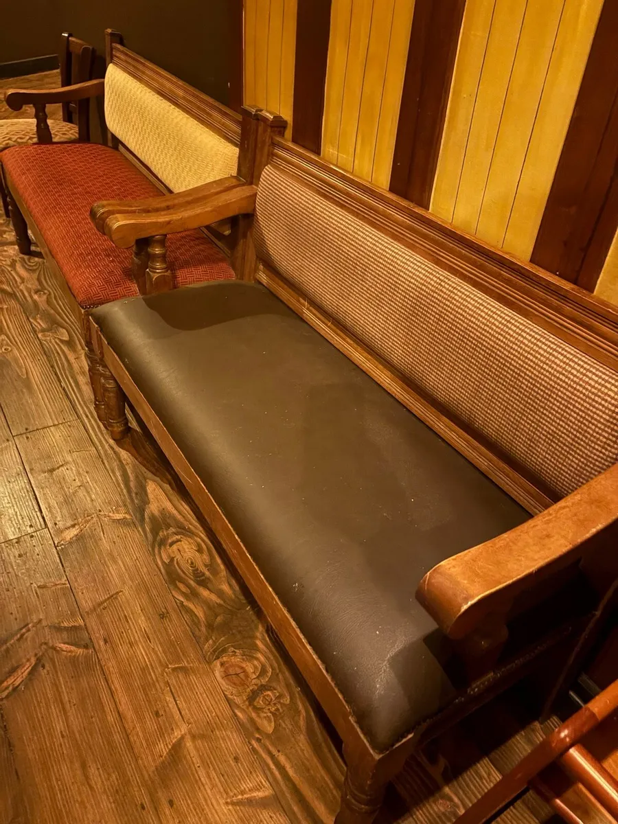 3 pub bar Bench seating - Image 1