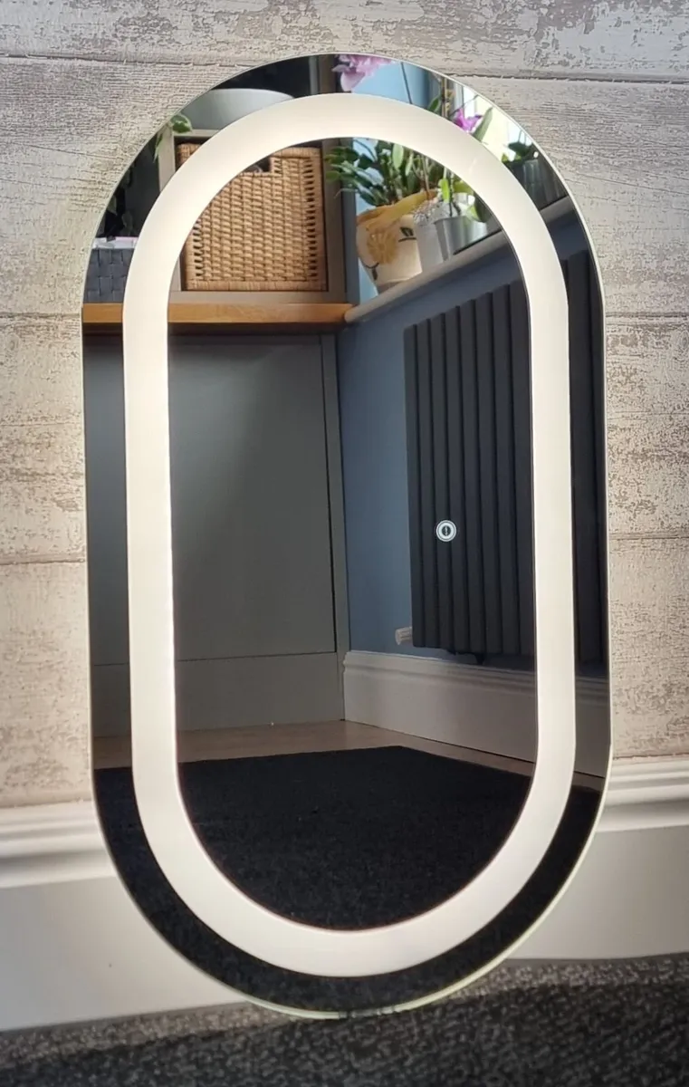 LED Bathroom Mirror Ensuite Dual LED Bright Light - Image 4