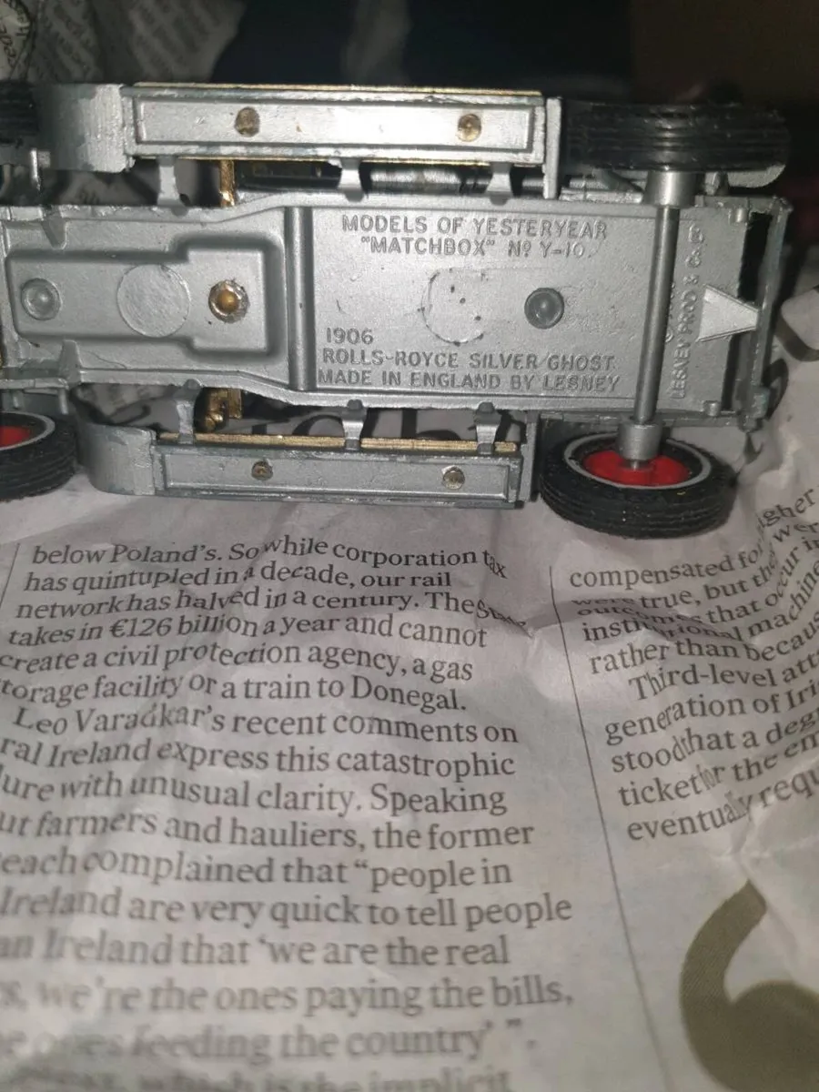 RARE MATCHBOX 1906 ROLLS ROYCE MODEL - Image 3