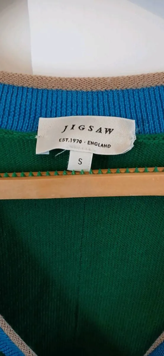 Jigsaw Green Cardigan - Image 2