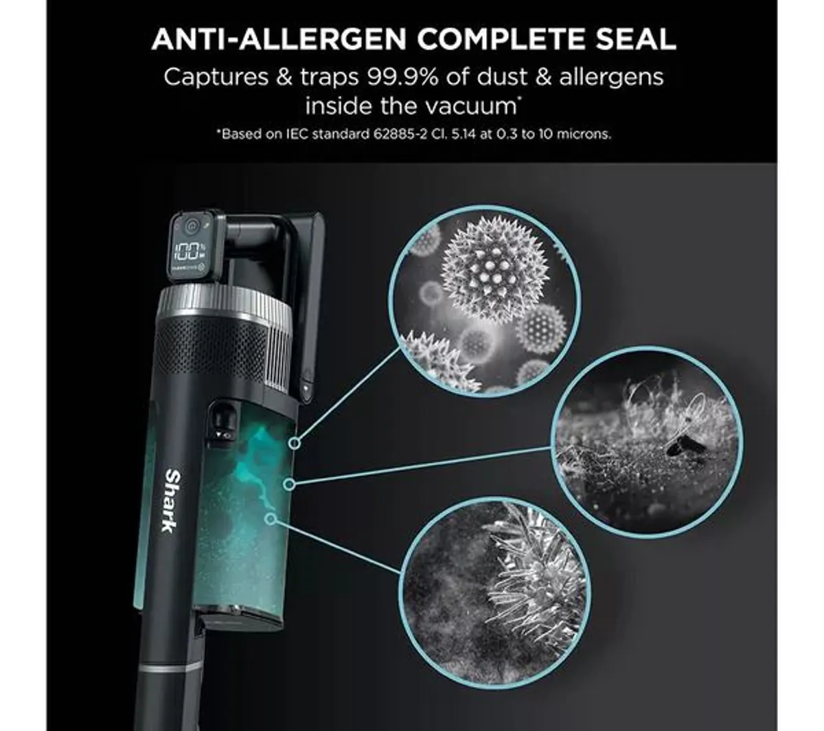 PRICE DROP!!! Shark Stratos IZ420UKT Cordless Stick Vacuum | Dual Battery (120 Min), Anti Hair Wrap  vacuum Plus, TruePet & Clean Sense IQ Tech , Dyson Alternative , Pet Vacuum , anti allergen smart vacuum , bagless vacuum , compact  stick vacuum Dual - Image 4