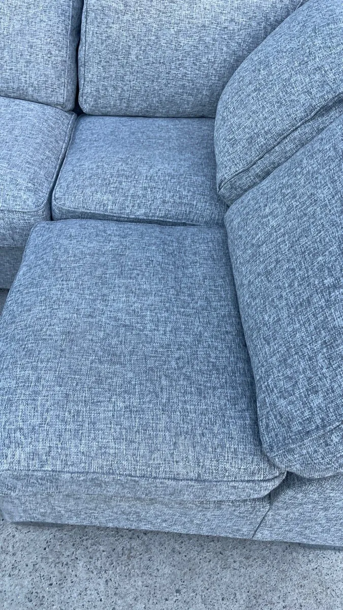 Grey corner sofa - Image 4