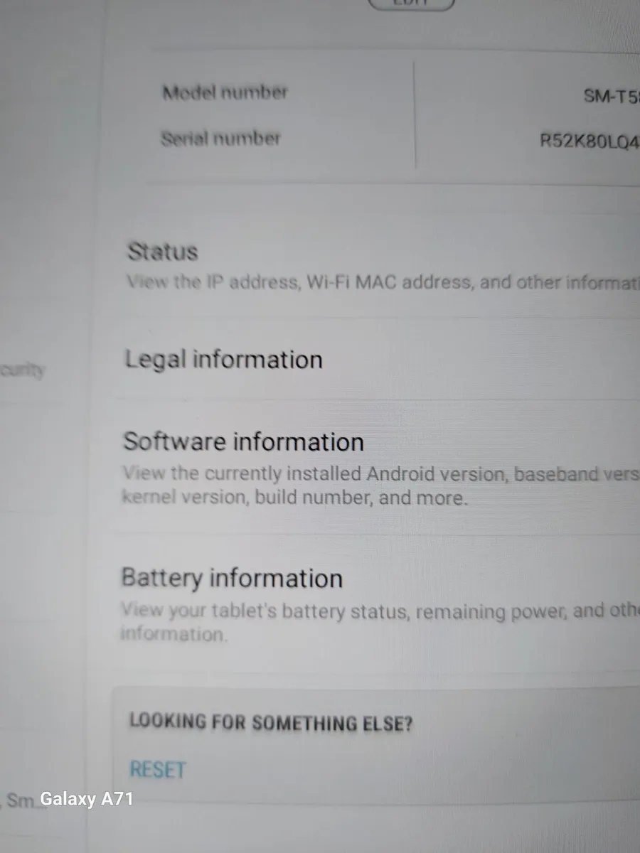 Samsung Galaxy A6 Tablet, SM-T580, 2GB Ram, 32GB - Image 4