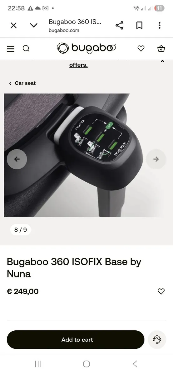 Bugaboo Nuna 360 ISOFIX BASE - Image 2