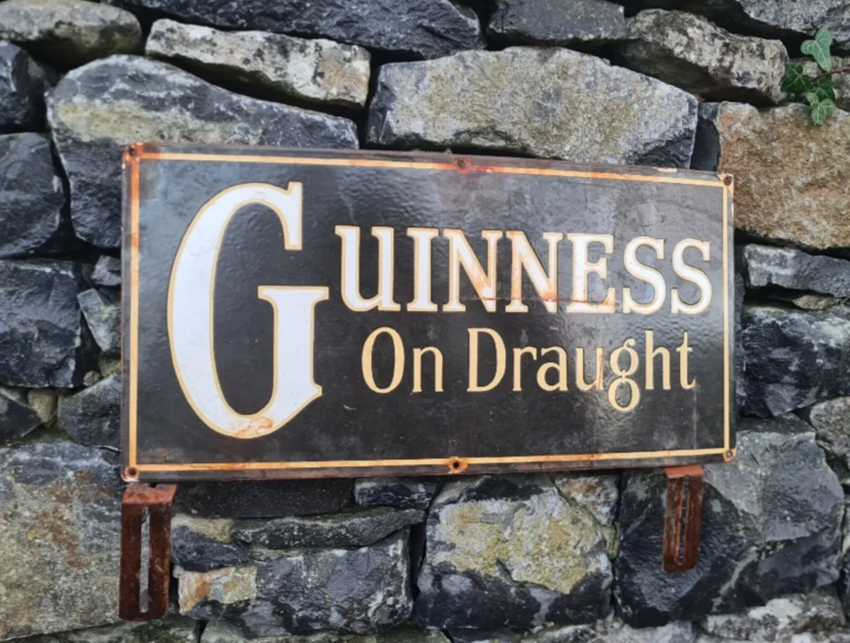 Guinness   enamel sign - Image 2
