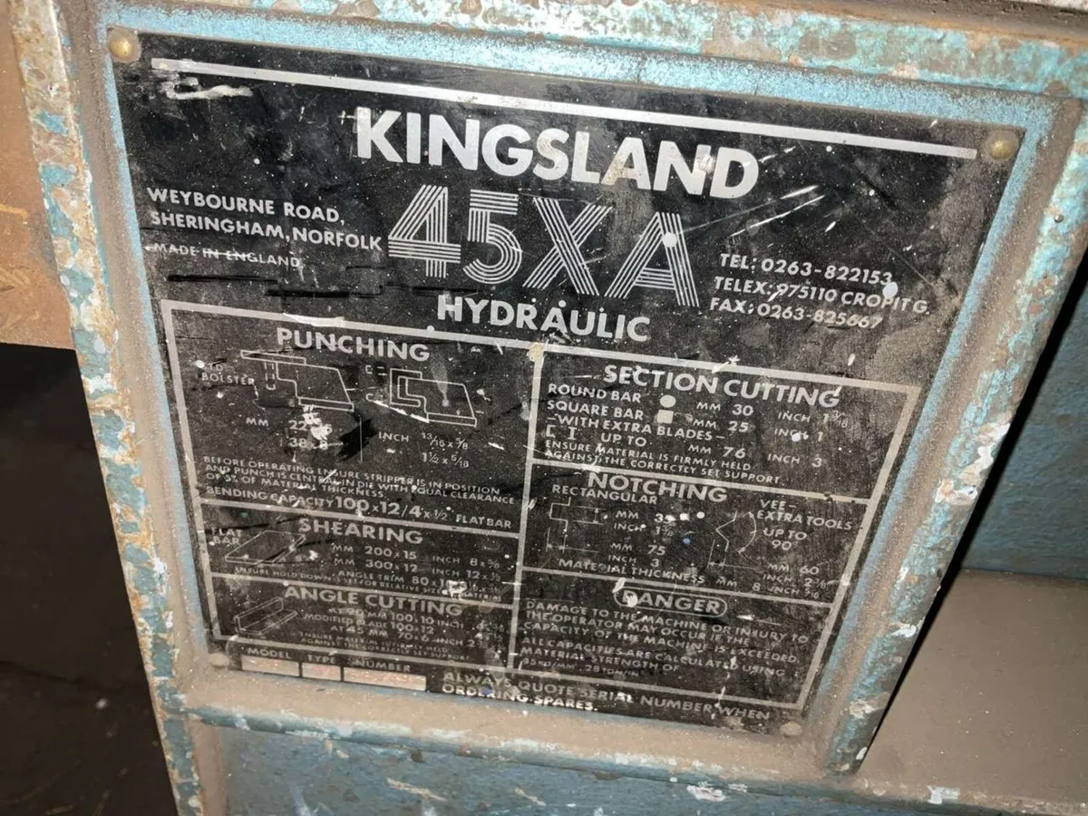 KINGSLAND IRON WORKER - Image 2