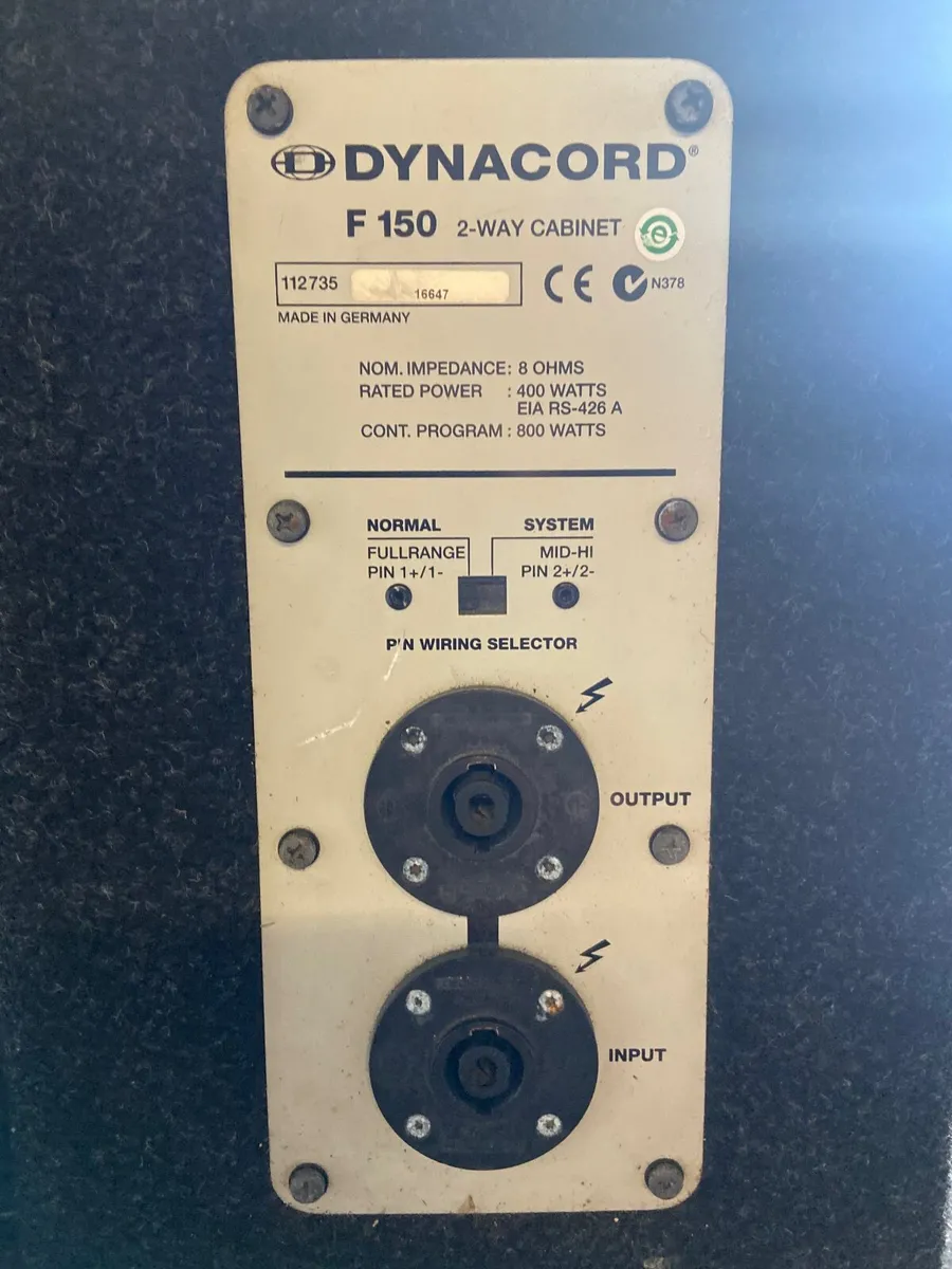 Dynachord Speakers - Image 1