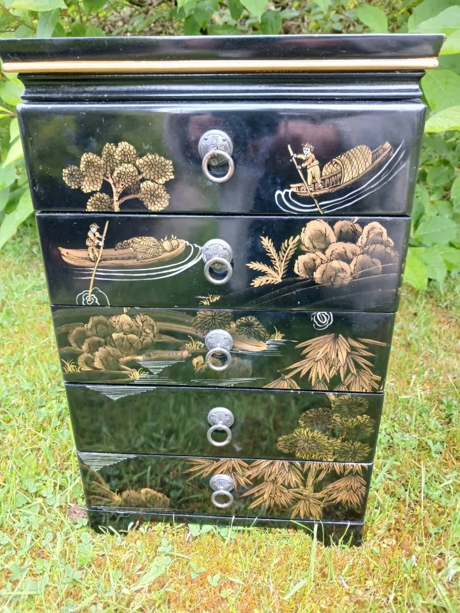 Oriental jewellery box - Image 2