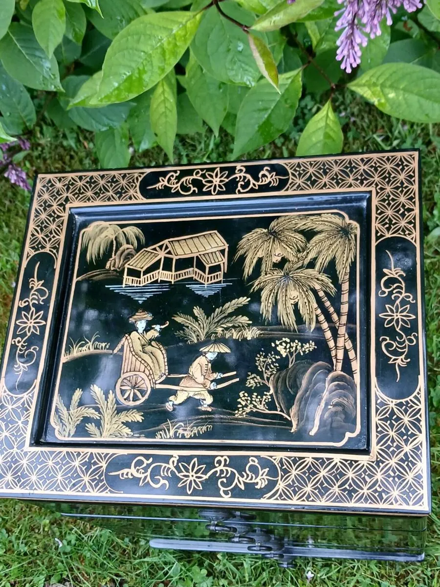 Oriental jewellery box - Image 3