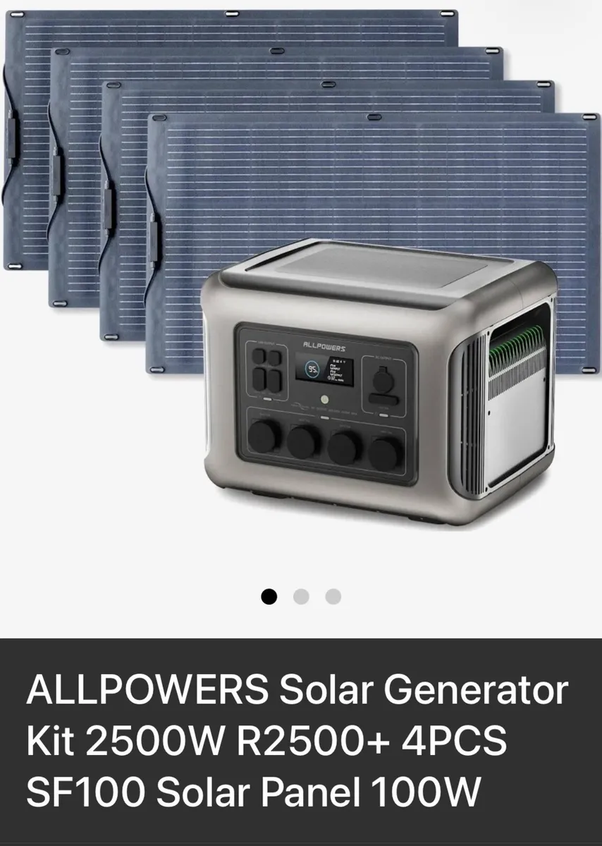ALLPOWERS Solar Generator Kit 2500W for Sale - Image 1