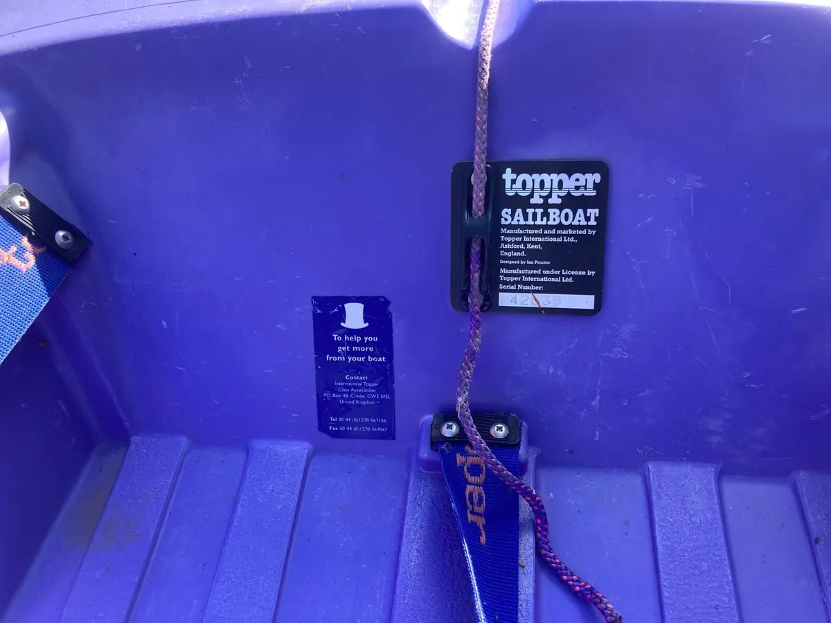 Topper Dinghy for sale Co Clare - Image 3