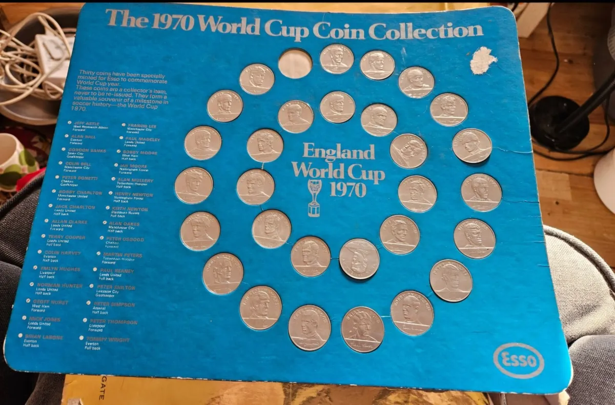 Esso World Cup 1970 Coins - Image 2