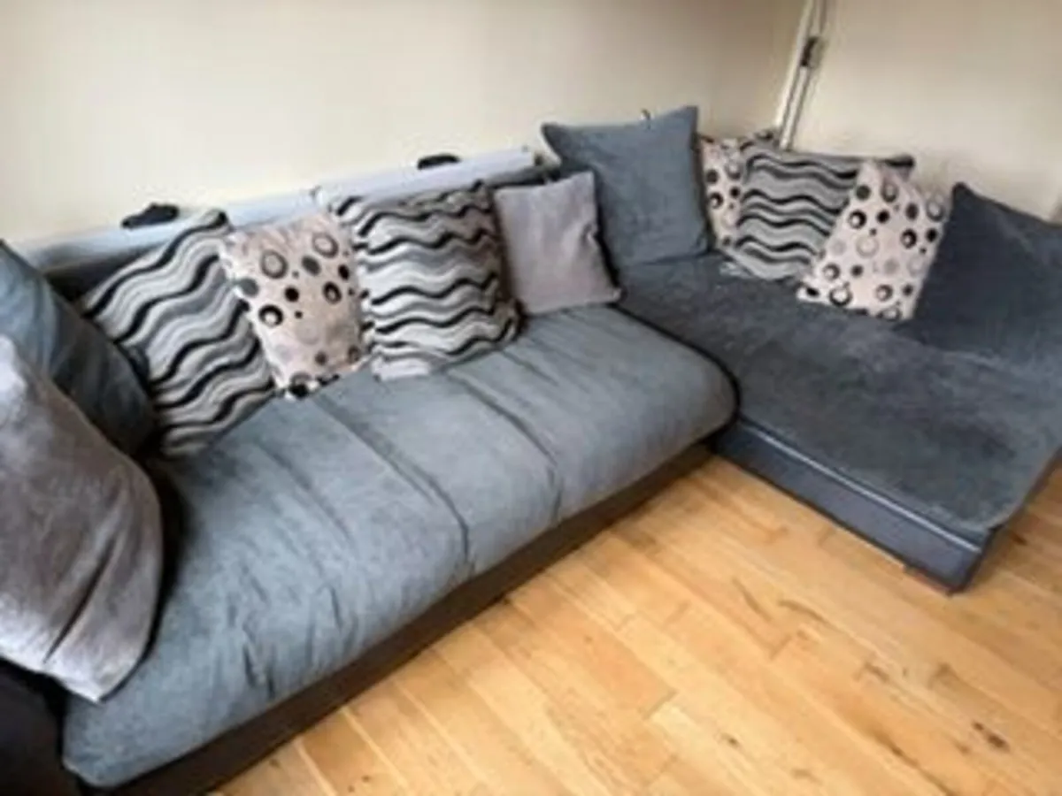 Corner Sofa, with Footstool - Image 2