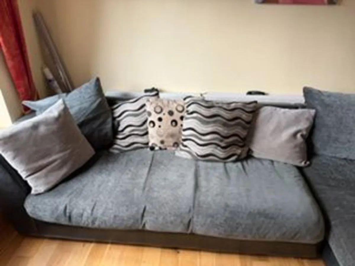 Corner Sofa, with Footstool - Image 3