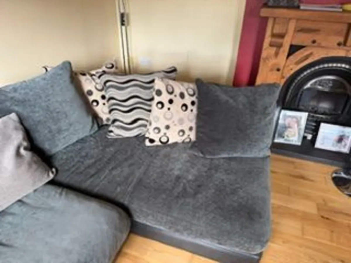 Corner Sofa, with Footstool - Image 4