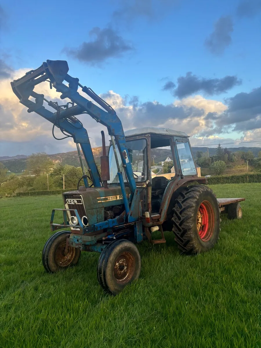 Ford 4600 with loader and Kane 8x5 trailer - Image 3