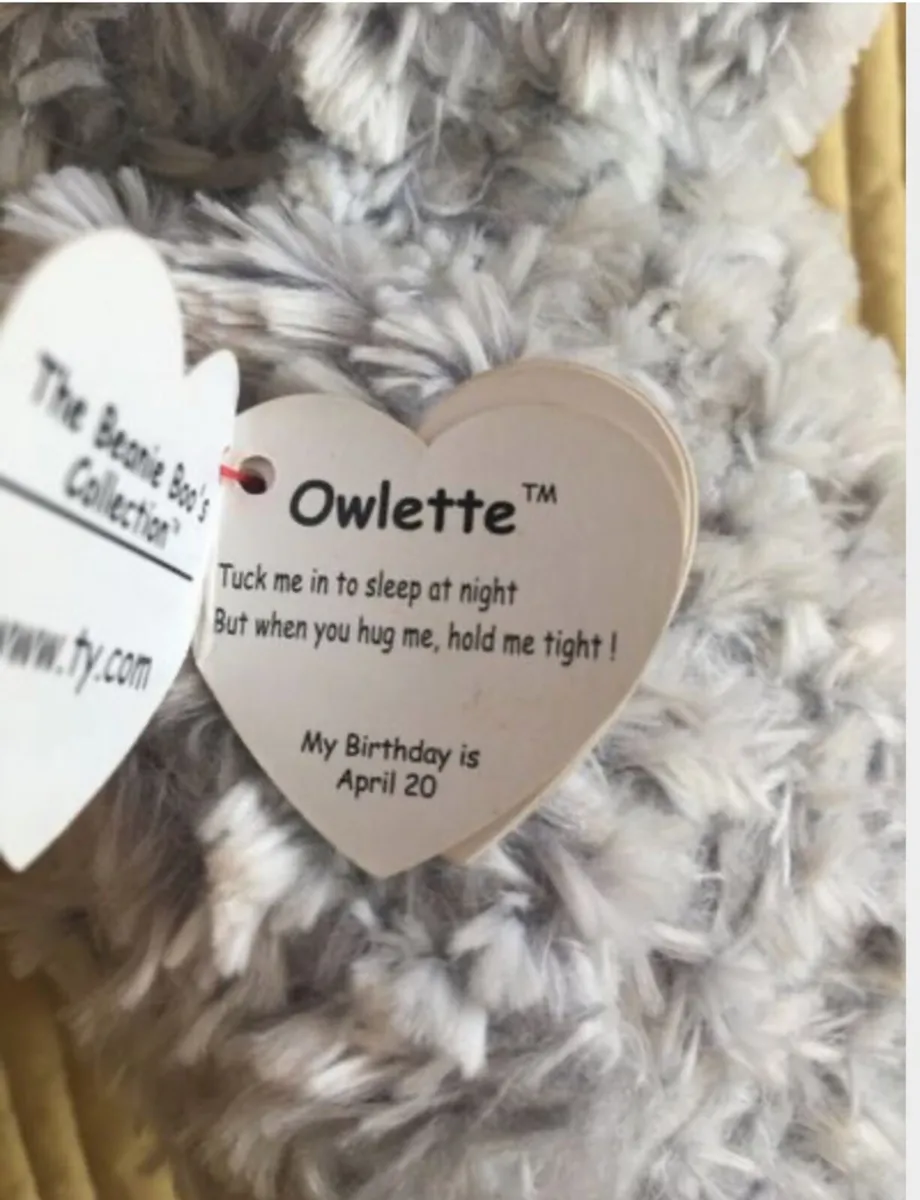 Owlette Beanie Boo TY Teddy BNWT - Image 4