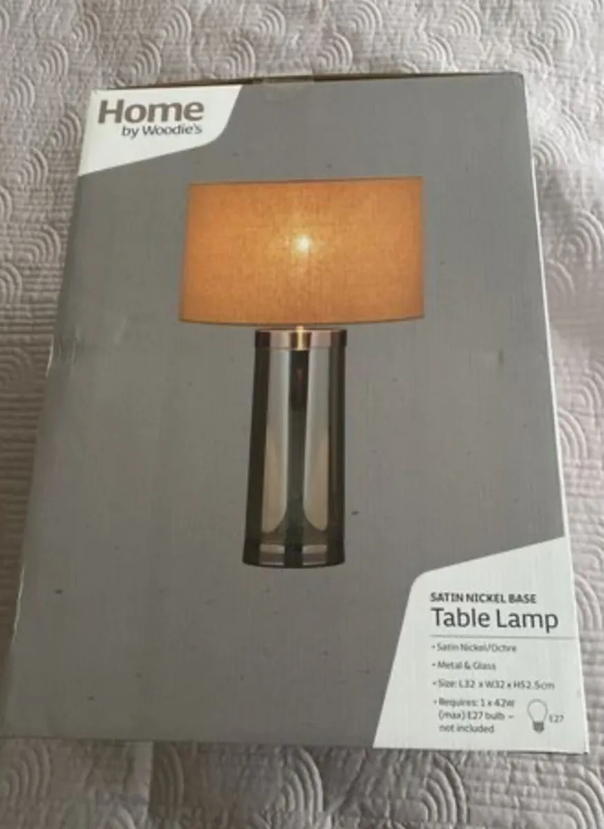 Lamp - Satin Nickel/Ochre- Woodies - Image 3