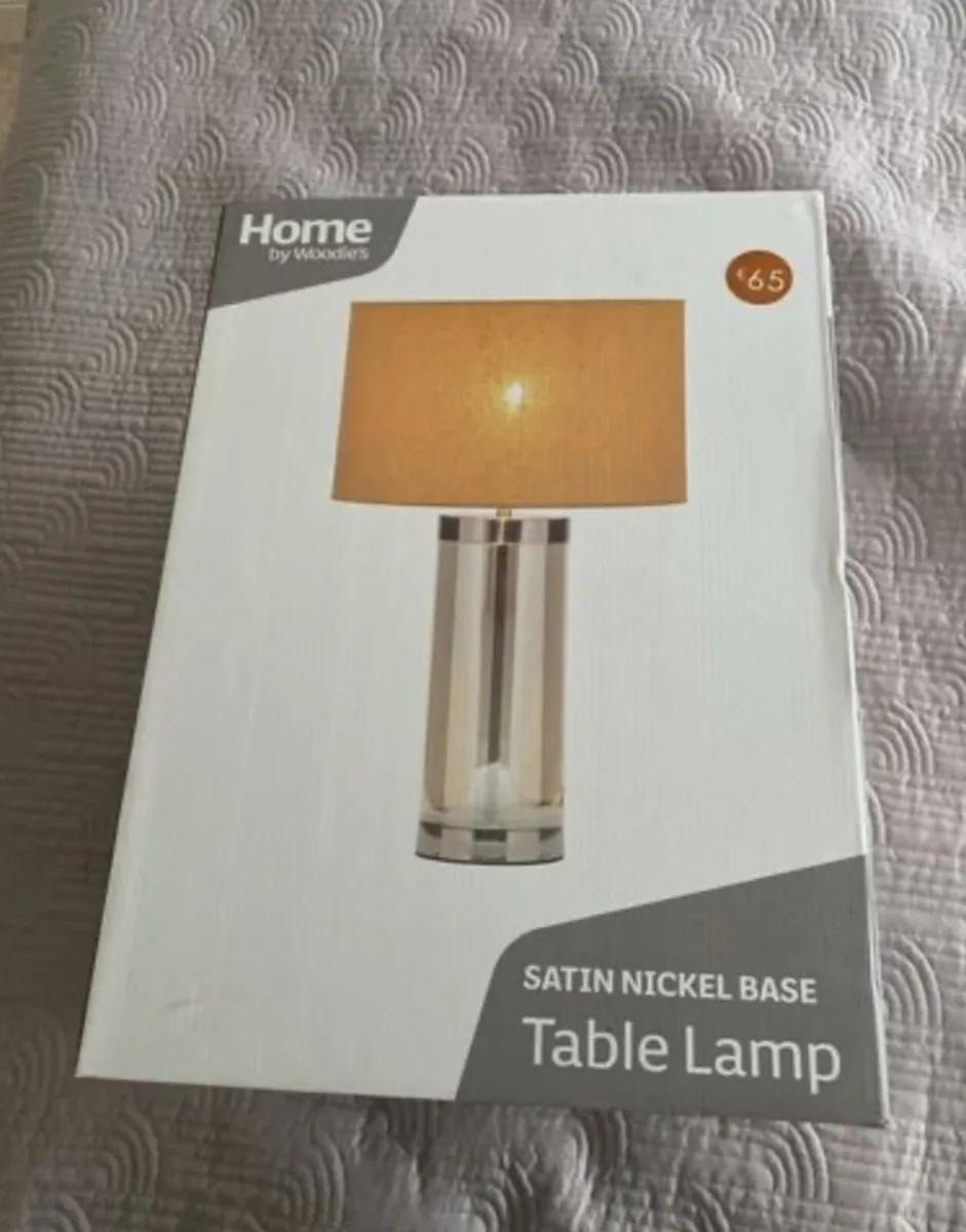 Lamp - Satin Nickel/Ochre- Woodies - Image 1