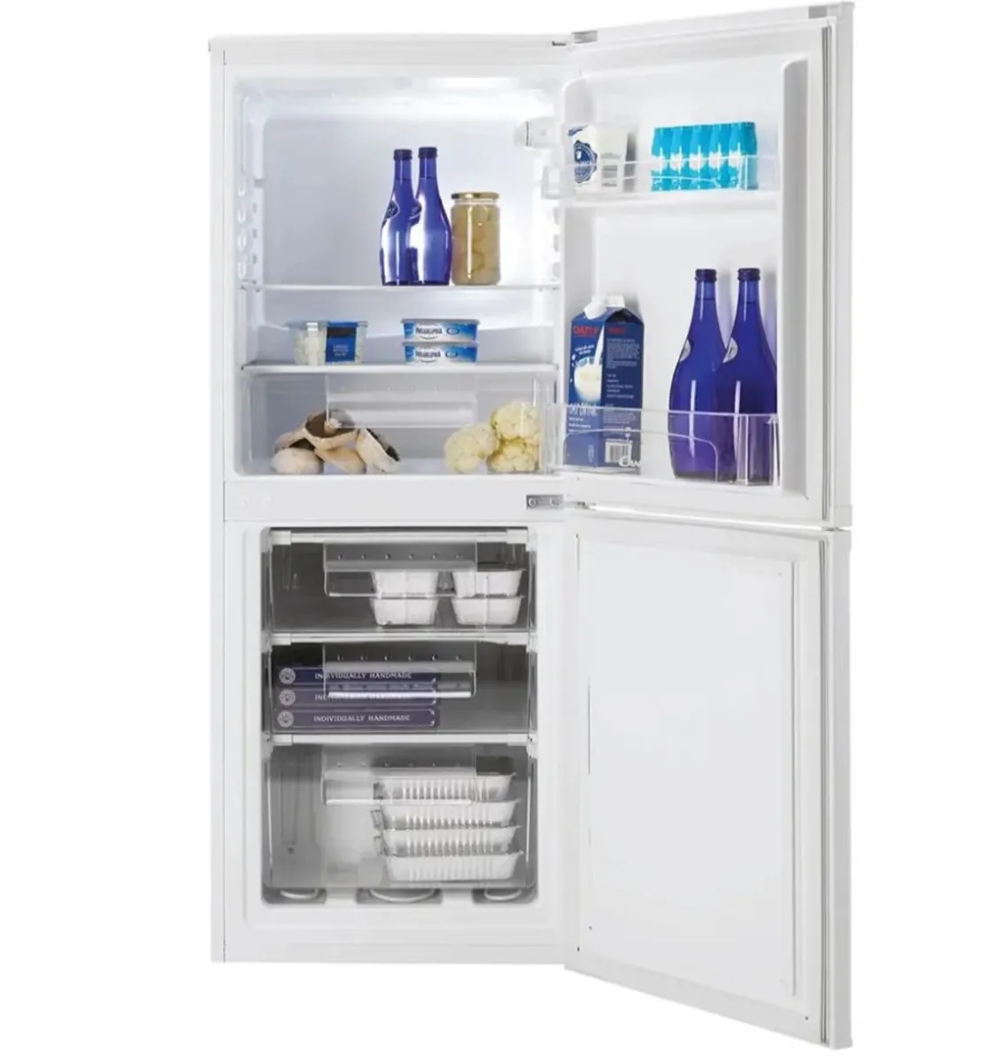 Full-Size Candy Freestanding Fridge Freezer (185L) - Image 3