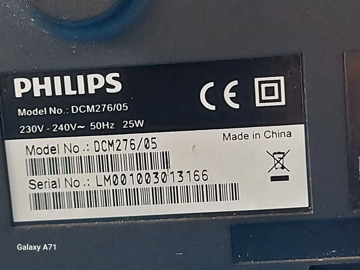 Phillips Micro Stereo System, Radio, CD, Ipod, USB - Image 2