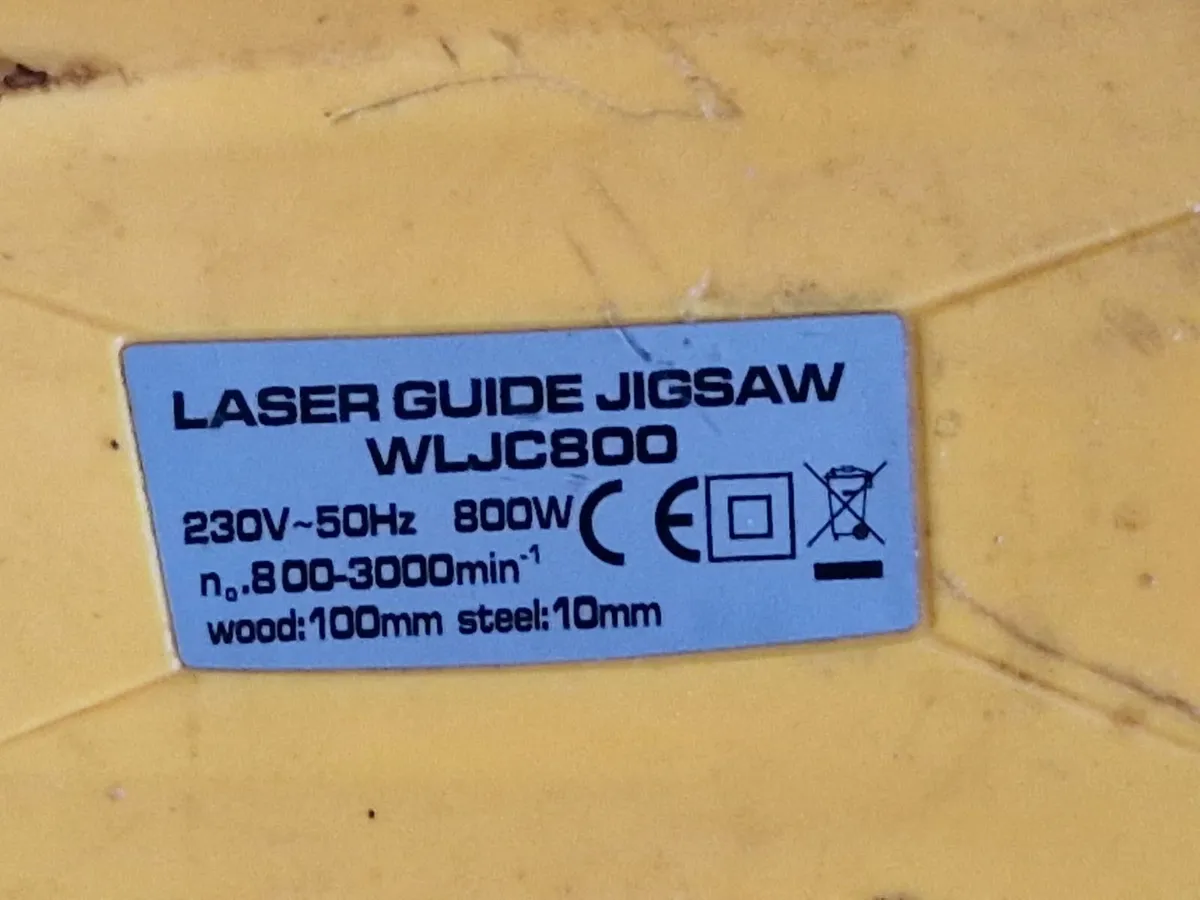ROK Laser Guided Jigsaw WLJC800 in Carry Case - Image 4