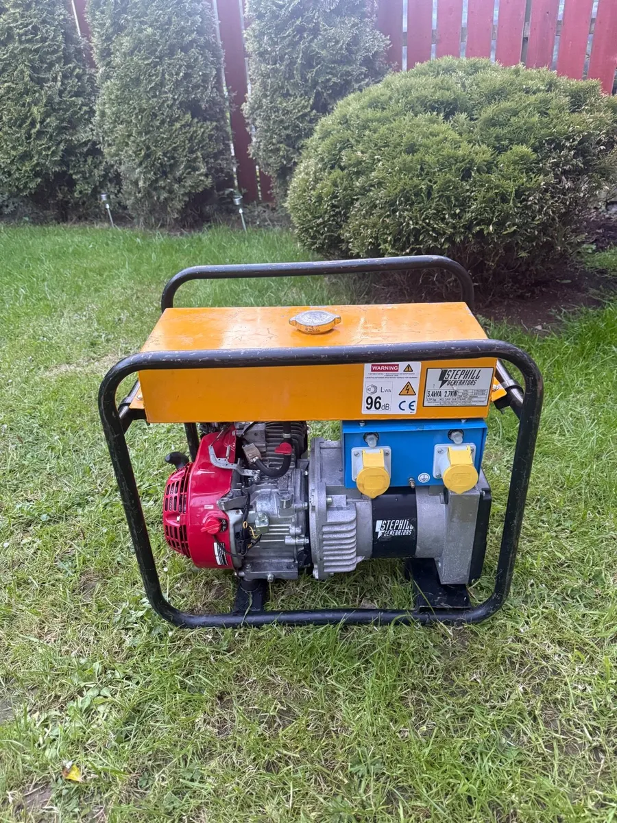 Honda GX200 Stephill generator - Image 4