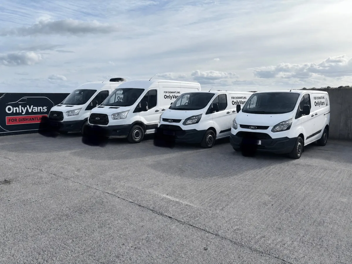 2014 to 2018 ford transits for dismantling