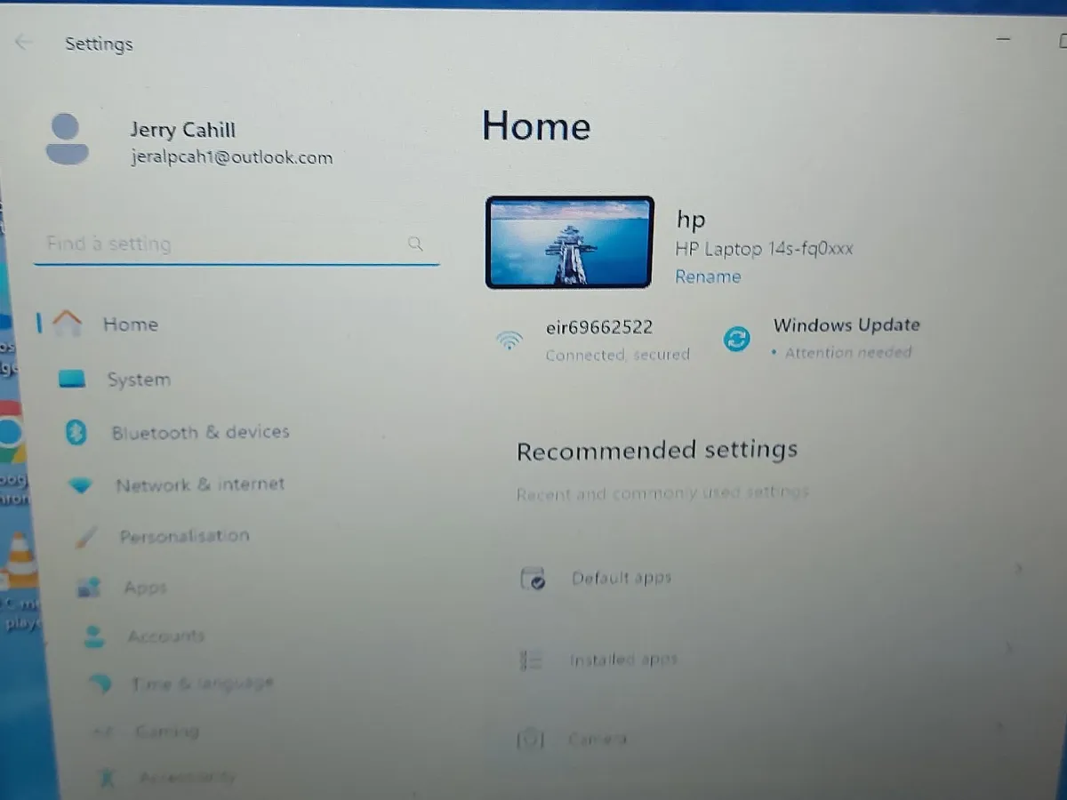 HP Laptop Model 14s-fq0060na, Purple, Windows 11 - Image 3