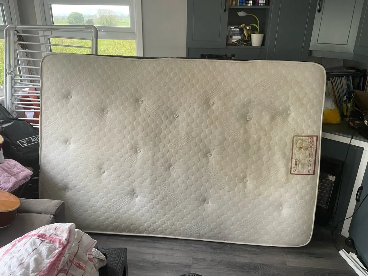 Double bed mattress 60€ now 50€ ono - Image 4