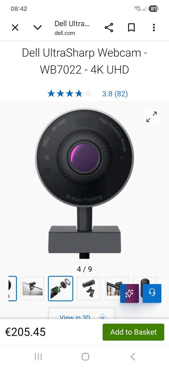 Brand new Dell ultrasharp webcam - Image 1