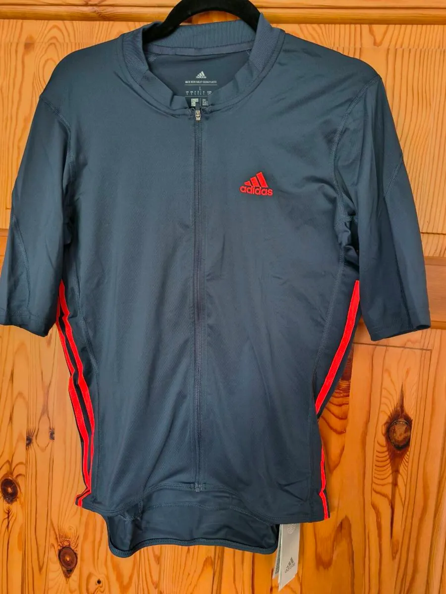 Adidas cycling jersey L New - Image 1