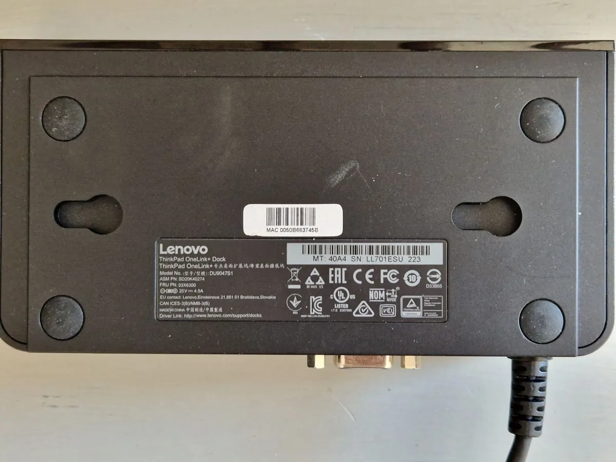 Lenovo Thinkpad OneLink+ DOCK, New Condition - Image 3