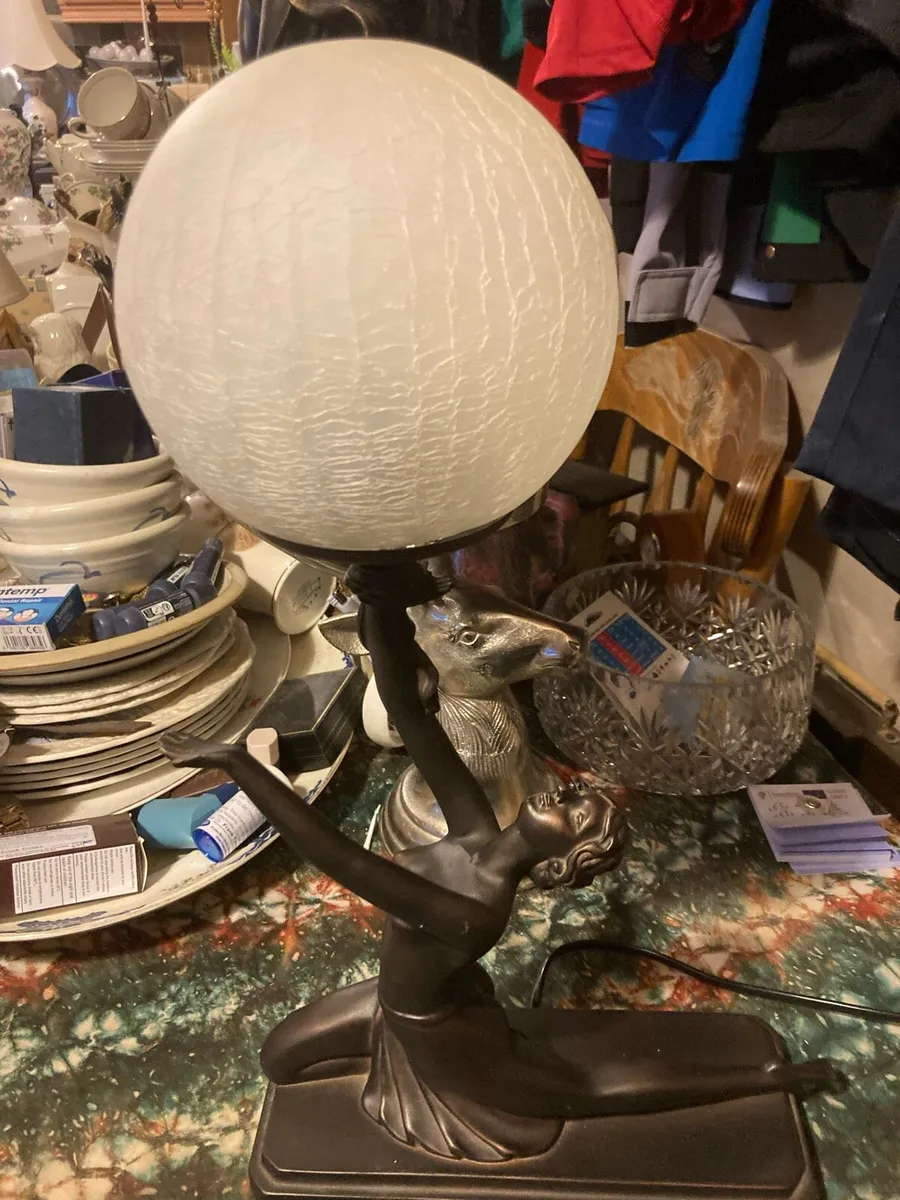 Art deco style lamp free postage - Image 1
