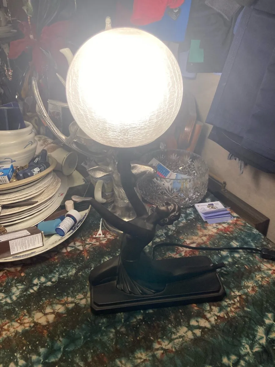 Art deco style lamp free postage - Image 2
