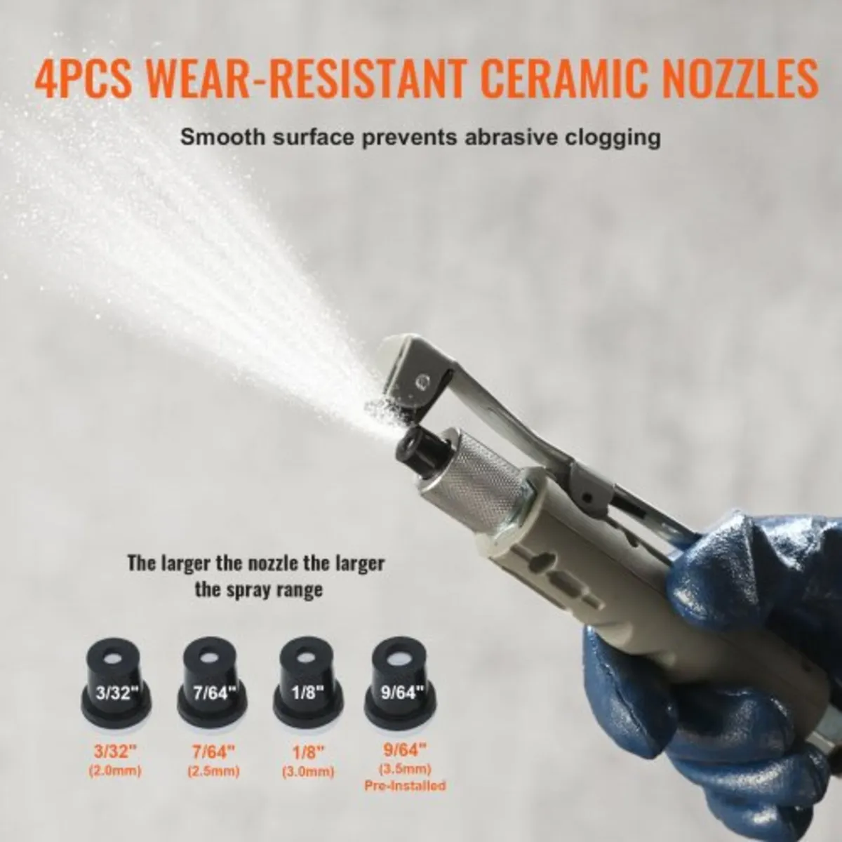 10Gal/40L Sandblaster Equipped with Nozzle Shut-Of - Image 3